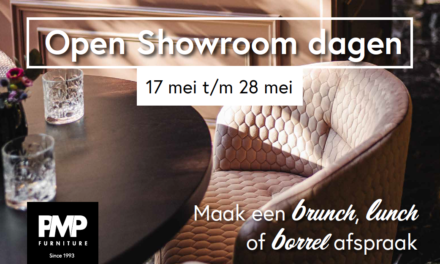 Totaal vernieuwde hospitality showroom PMP Furniture te bewonderen tijdens Open Showroom Dagen