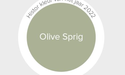 HISTOR KLEUR VAN HET JAAR 2022: ‘OLIVE SPRIG’